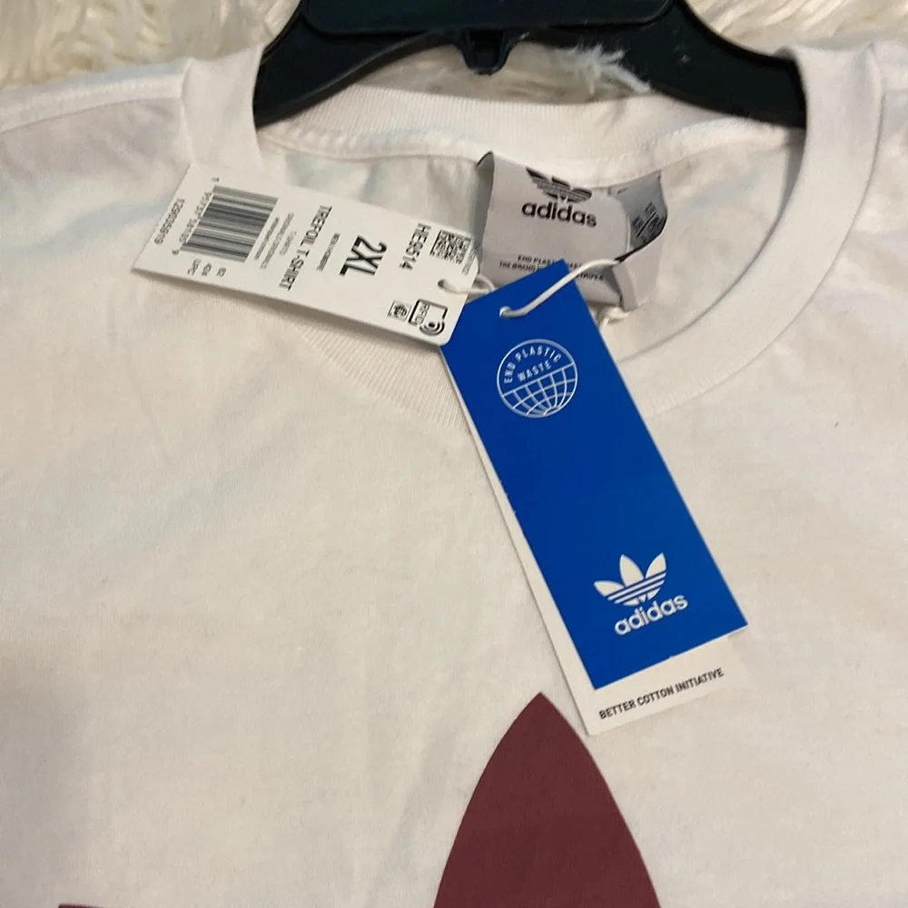 Adidas Man Short sleeve shirt size 2XL brand new with tags length 32” bust 56” - Picture 9 of 12